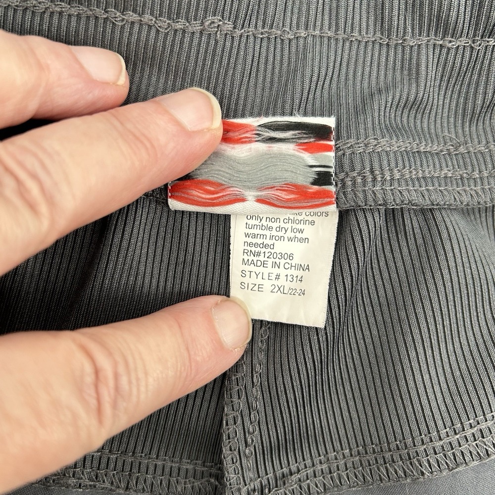 ScrubAid Womens 2XL Gray 4 Way Stretch Tapered Cargo Scrub Pants‎ Healthcare - Picture 10 of 13
